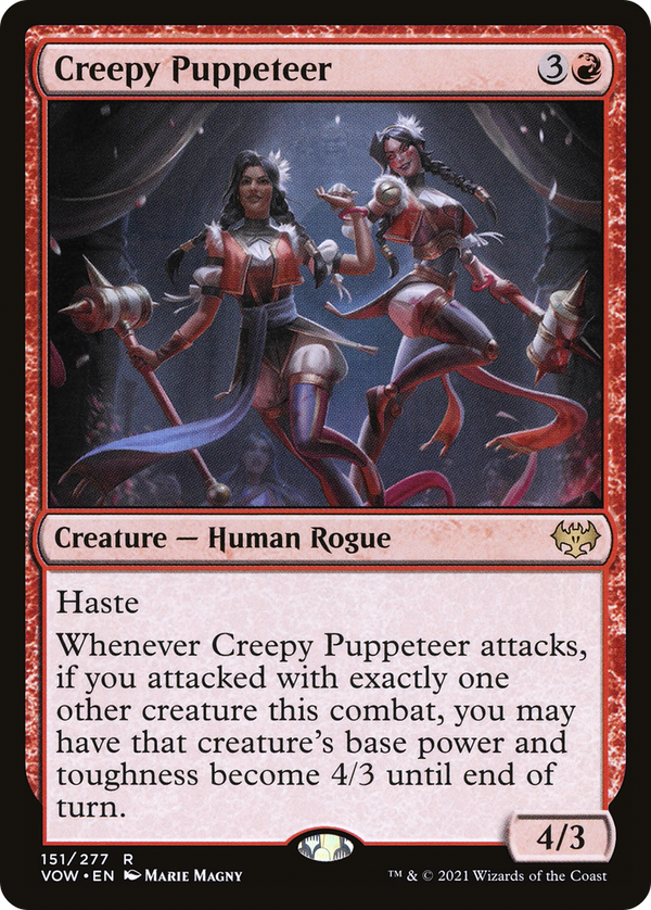Creepy Puppeteer (VOW-151) - Innistrad: Crimson Vow Foil