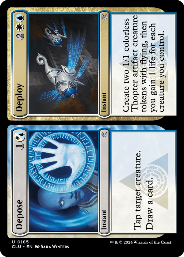 Depose // Deploy (CLU-185) - Ravnica: Clue Edition