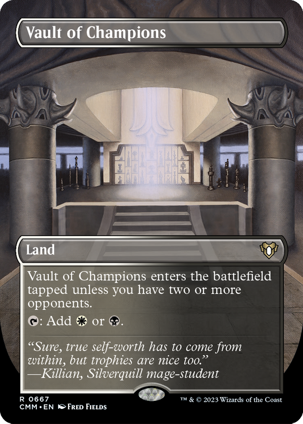 Vault of Champions (Borderless) (CMM-667) - Commander Masters