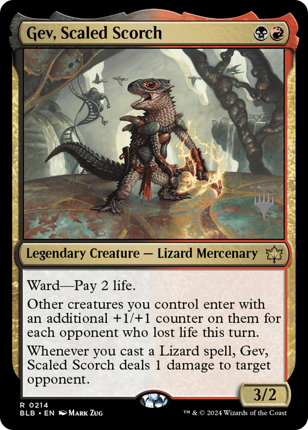 Gev, Scaled Scorch (PPBLB-214) - Bloomburrow Promos Foil