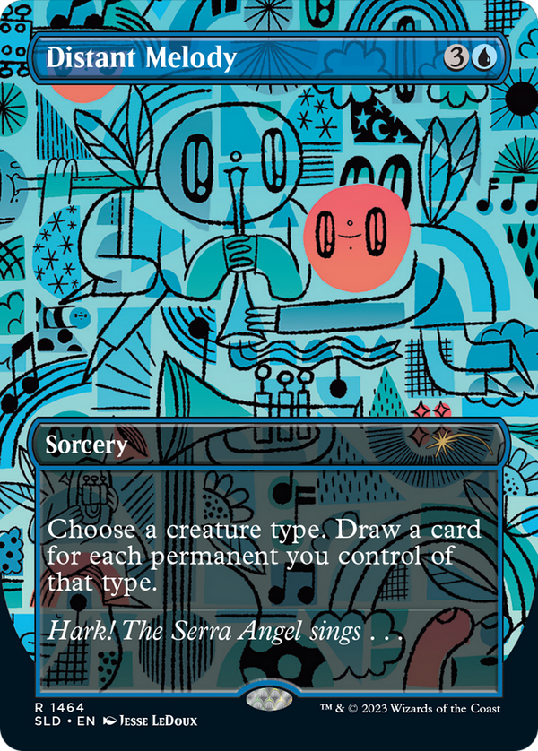 Distant Melody (SLD-1464) - Secret Lair Drop (Borderless)