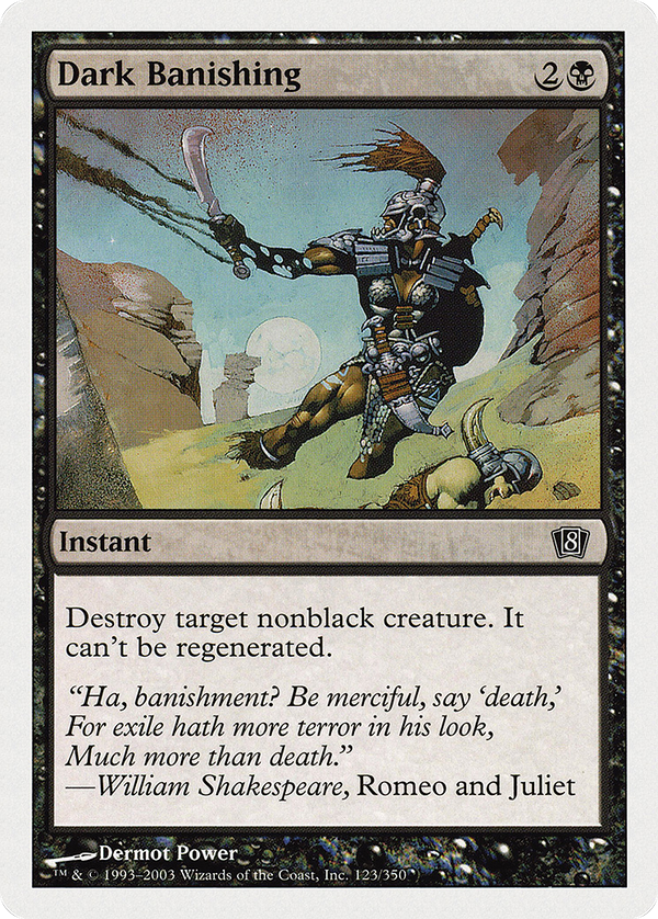Dark Banishing (8ED-123) - 8th Edition Foil