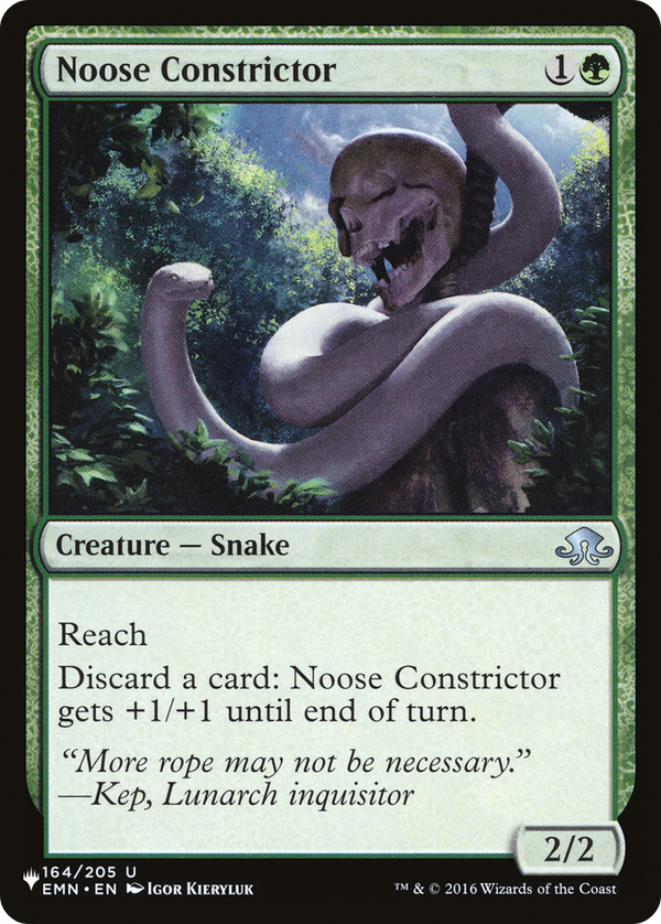 Noose Constrictor (LIST-EMN-164) - The List