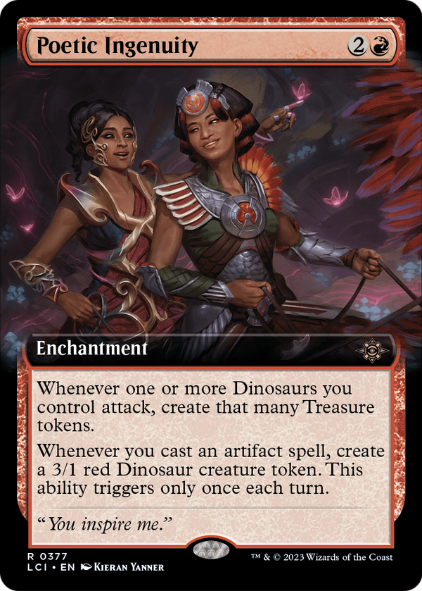 Poetic Ingenuity (Extended Art) (LCI-377) - The Lost Caverns of Ixalan: (Extended Art)