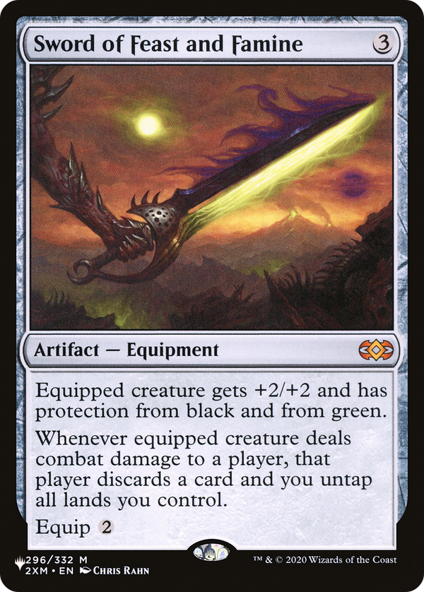 Sword of Feast and Famine (LIST-2XM-296) - The List