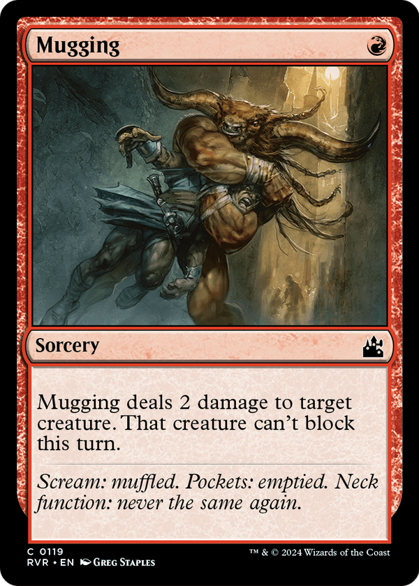 Mugging (RVR-119) - Ravnica Remastered Foil