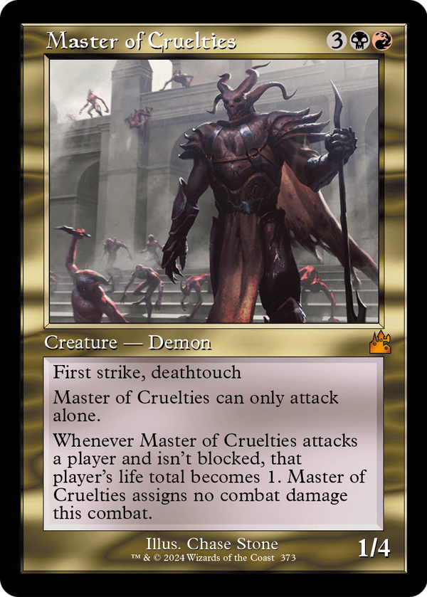 Master of Cruelties (Retro Frame) (RVR-373) - Ravnica Remastered Foil