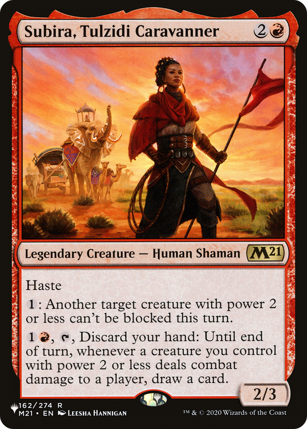 Subira, Tulzidi Caravanner (LIST-M21-162) - The List Reprints