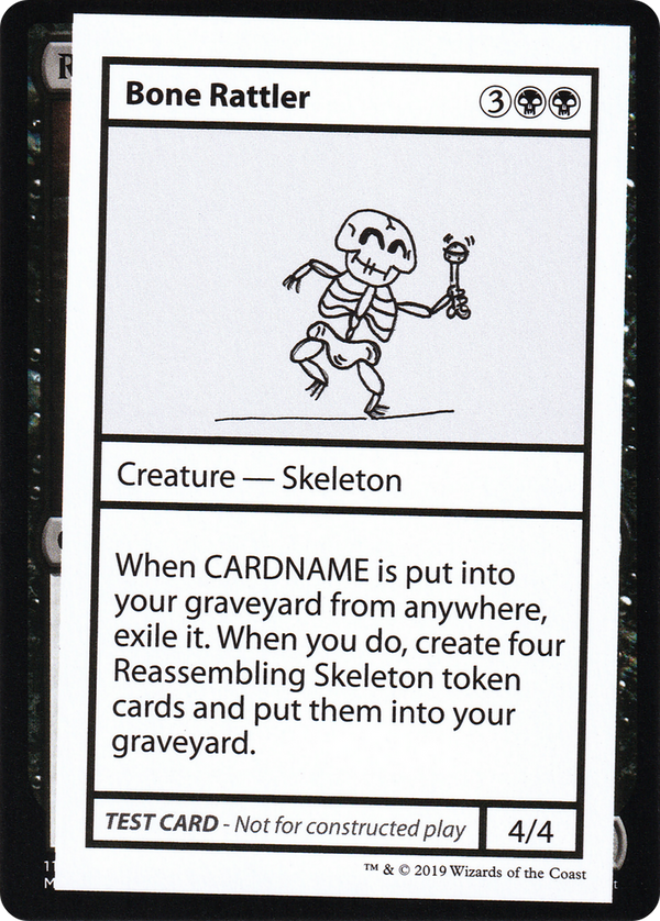 Bone Rattler (No PW Symbol) (CMB1-) - Mystery Booster Playtest Cards 2021