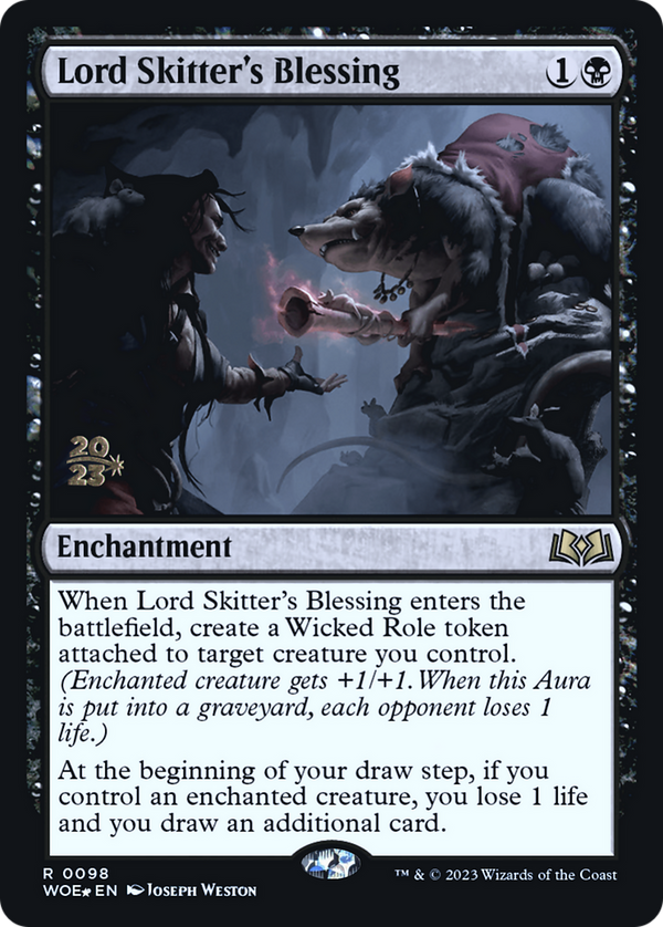 Lord Skitter's Blessing (PRE-098) - Wilds of Eldraine Promos Foil
