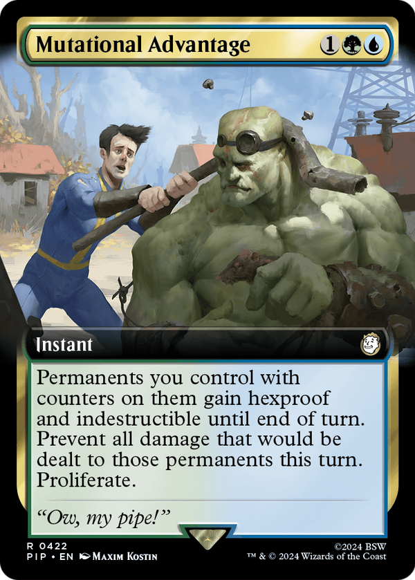 Mutational Advantage (Extended Art) (PIP-422) - Fallout: (Extended Art) Foil
