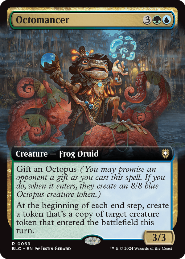 Octomancer (Extended Art) (BLC-069) - Bloomburrow Commander: (Extended Art)