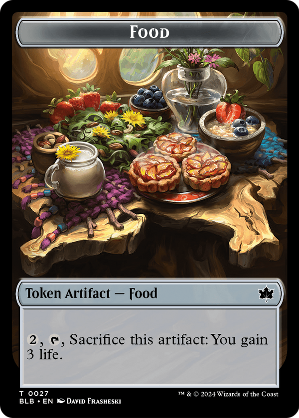 Food Token (BLB-027) - Bloomburrow Tokens