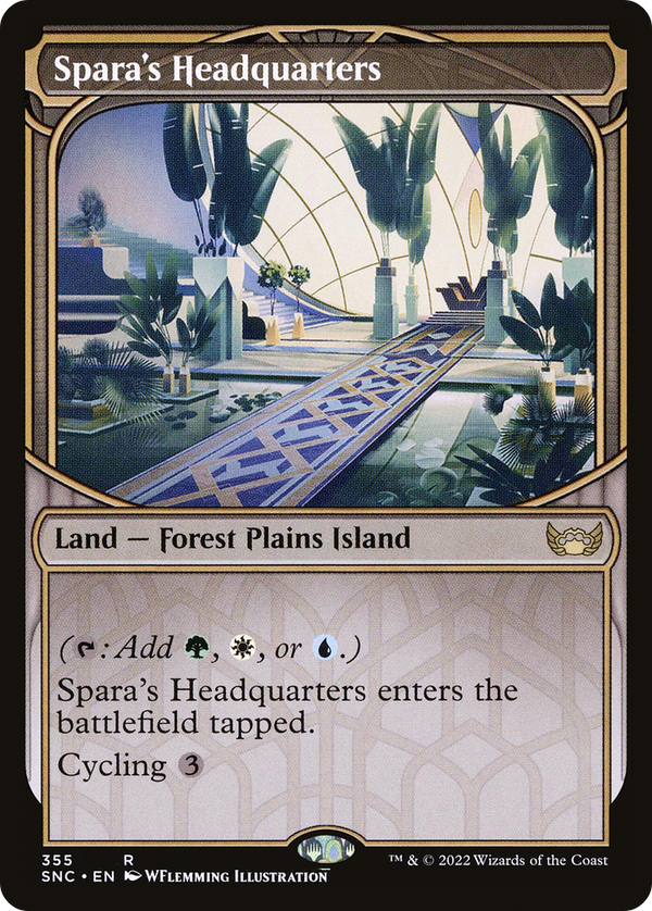 Spara's Headquarters (Showcase) (SNC-355) - Streets of New Capenna: (Showcase) Foil