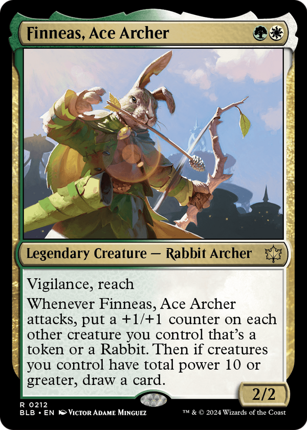 Finneas, Ace Archer (BLB-212) - Bloomburrow Foil
