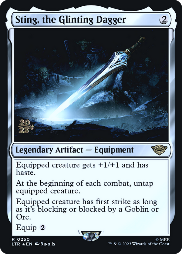 Sting, the Glinting Dagger (PRE-250) - Tales of Middle-earth Promos Foil