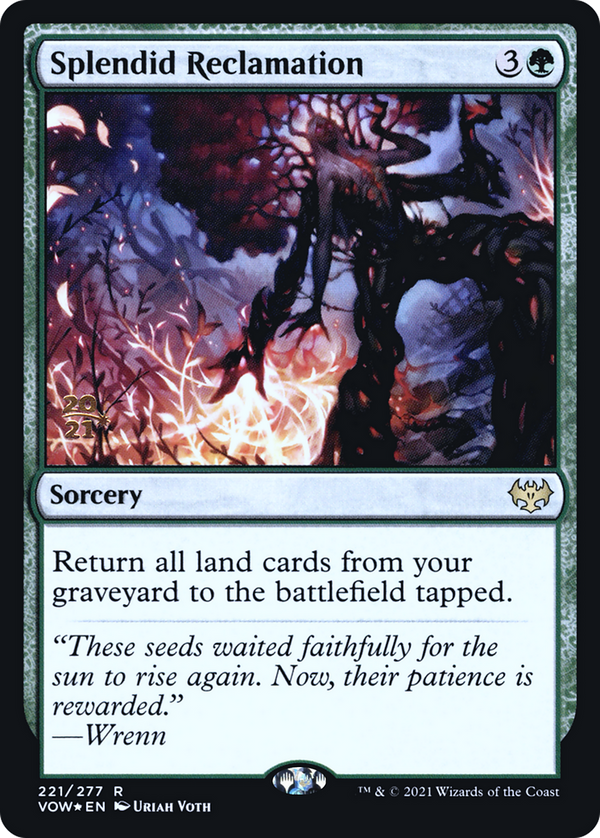 Splendid Reclamation (VOW) (PRE-221) - Innistrad: Crimson Vow Promos Foil
