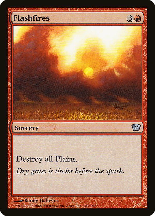 Flashfires (9ED-183) - 9th Edition