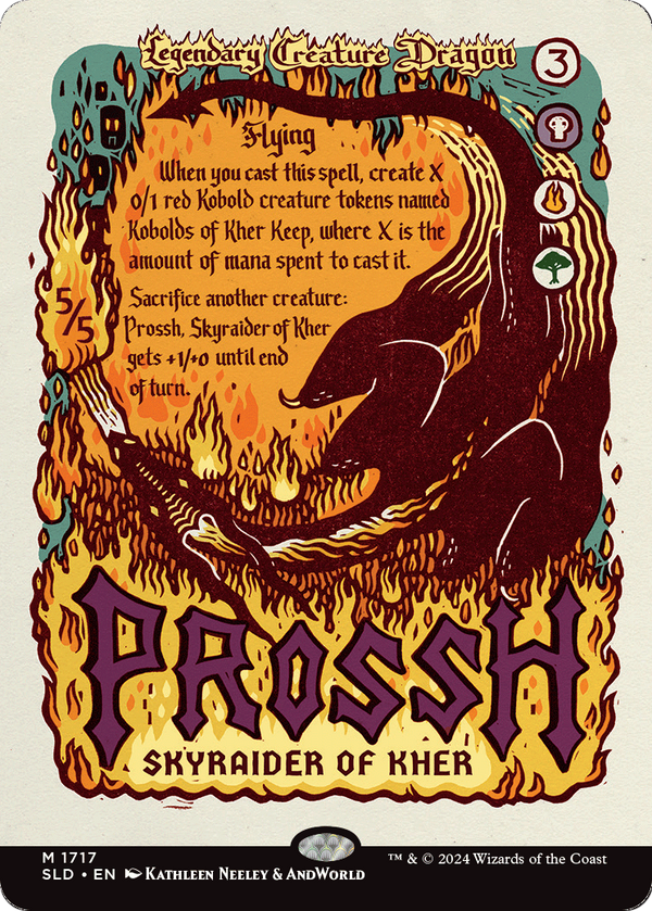 Prossh, Skyraider of Kher (SLD-1717) - Secret Lair Drop (Borderless)