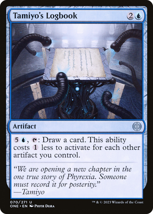 Tamiyo's Logbook (ONE-070) - Phyrexia: All Will Be One Foil