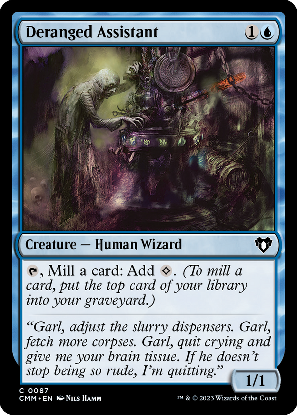 Deranged Assistant (CMM-087) - Commander Masters Foil