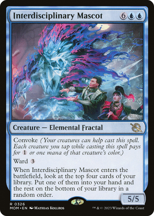 Interdisciplinary Mascot (MOM-326) - March of the Machine