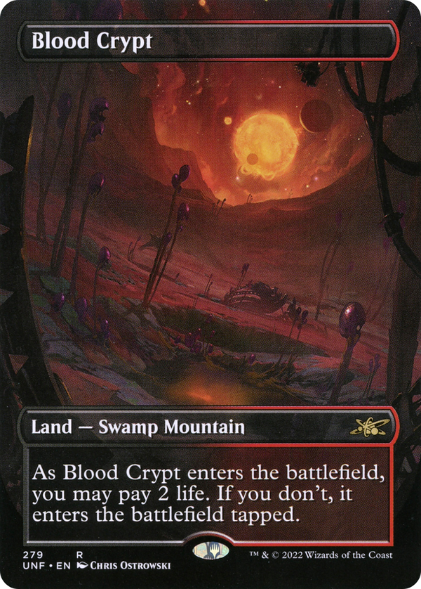 Blood Crypt (Borderless) (UNF-279) - Unfinity Foil