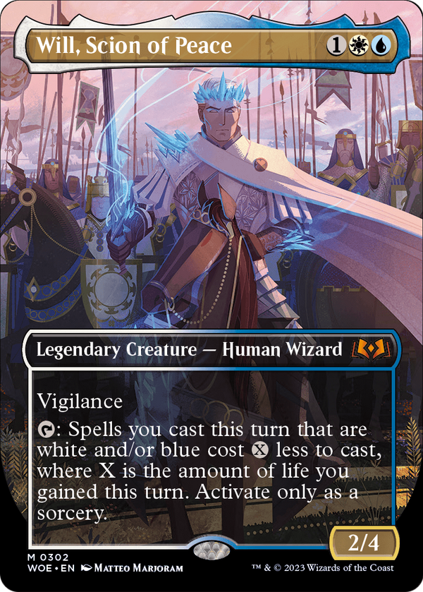 Will, Scion of Peace (Borderless) (WOE-302) - Wilds of Eldraine