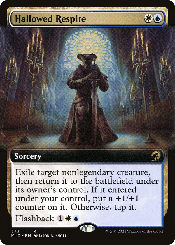 Hallowed Respite (Extended Art) (MID-373) - Innistrad: Midnight Hunt: (Extended Art)