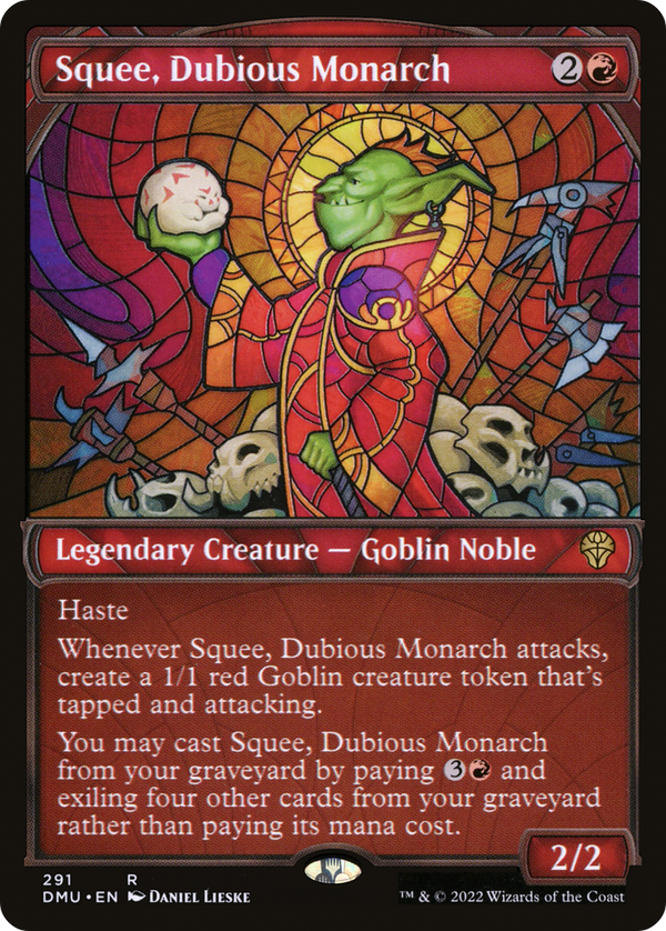 Squee, Dubious Monarch (Showcase) (DMU-291) - Dominaria United: (Showcase) Foil