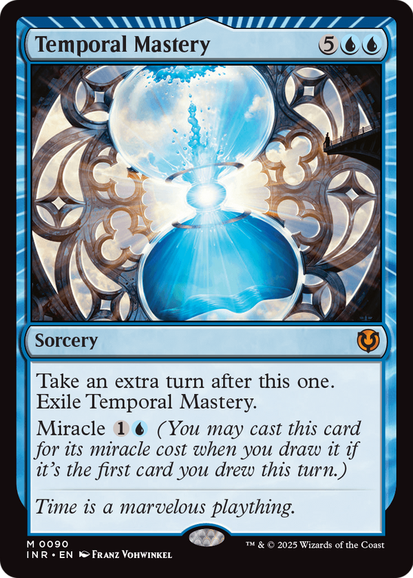 Temporal Mastery (INR-090) - Innistrad Remastered: (miracle) Foil