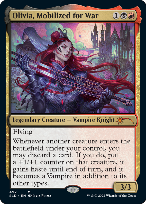 Olivia, Mobilized for War (SLD-492) - Secret Lair Drop Foil