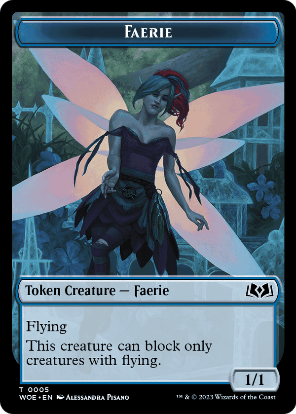 Faerie (TWOE-005) - Wilds of Eldraine Tokens
