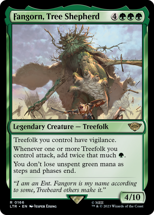 Fangorn, Tree Shepherd (LTR-166) - The Lord of the Rings: Tales of Middle-earth Foil
