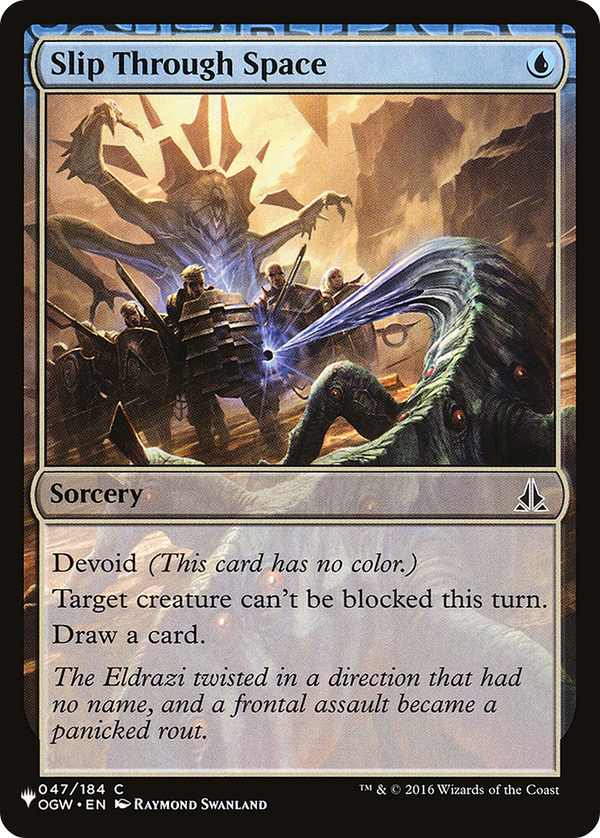 Slip Through Space (LIST-OGW-47) - The List: (devoid)