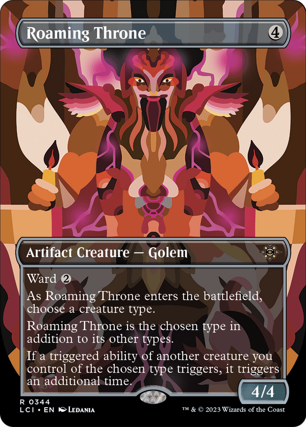 Roaming Throne (Borderless) (LCI-344) - The Lost Caverns of Ixalan