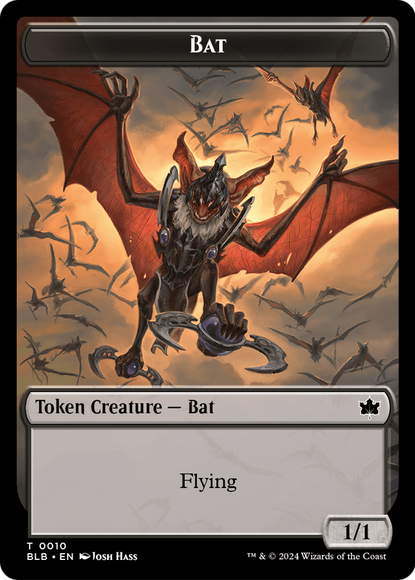 Bat Token (BLB-010) - Bloomburrow Tokens