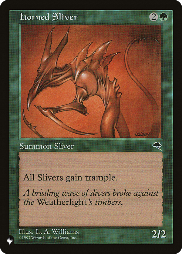 Horned Sliver (LIST-TMP-234) - The List