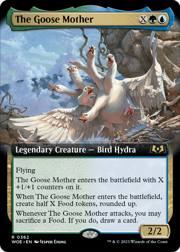 The Goose Mother (Extended Art) (WOE-362) - Wilds of Eldraine: (Extended Art) Foil