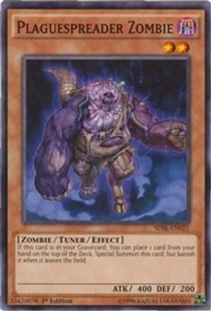 Plaguespreader Zombie (SDSE-EN021) - Structure Deck: Synchron Extreme 1st Edition