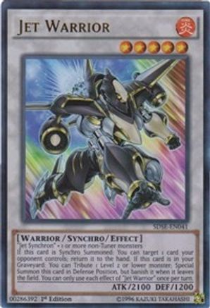 Jet Warrior (SDSE-EN041) - Structure Deck: Synchron Extreme 1st Edition