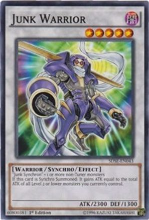 Junk Warrior (SDSE-EN043) - Structure Deck: Synchron Extreme 1st Edition