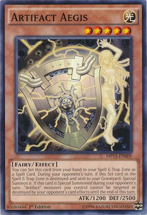 Artifact Aegis (MP15-EN009) - 2015 Mega-Tins Mega Pack 1st Edition