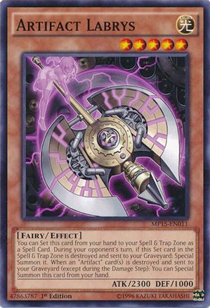 Artifact Labrys (MP15-EN011) - 2015 Mega-Tins Mega Pack 1st Edition
