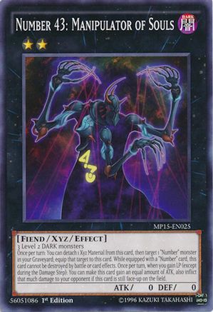 Number 43: Manipulator of Souls (MP15-EN025) - 2015 Mega-Tins Mega Pack 1st Edition