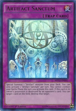 Artifact Sanctum (MP15-EN041) - 2015 Mega-Tins Mega Pack 1st Edition