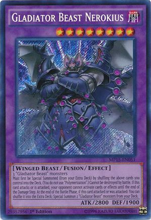Gladiator Beast Nerokius (MP15-EN051) - 2015 Mega-Tins Mega Pack 1st Edition