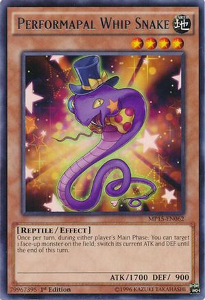 Performapal Whip Snake (MP15-EN062) - 2015 Mega-Tins Mega Pack 1st Edition