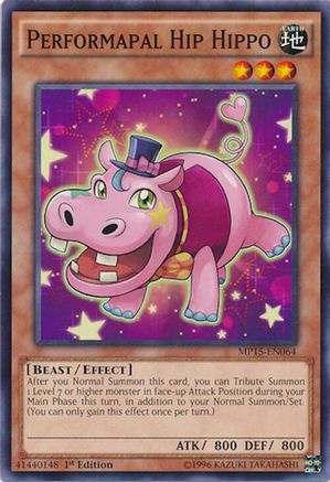 Performapal Hip Hippo (MP15-EN064) - 2015 Mega-Tins Mega Pack 1st Edition