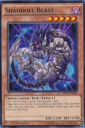 Shaddoll Beast (MP15-EN082) - 2015 Mega-Tins Mega Pack 1st Edition
